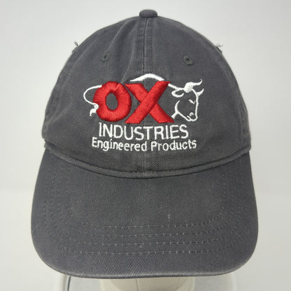 Ox Industries Engineered Products Slideback Hat Gray One Size Build Strong
