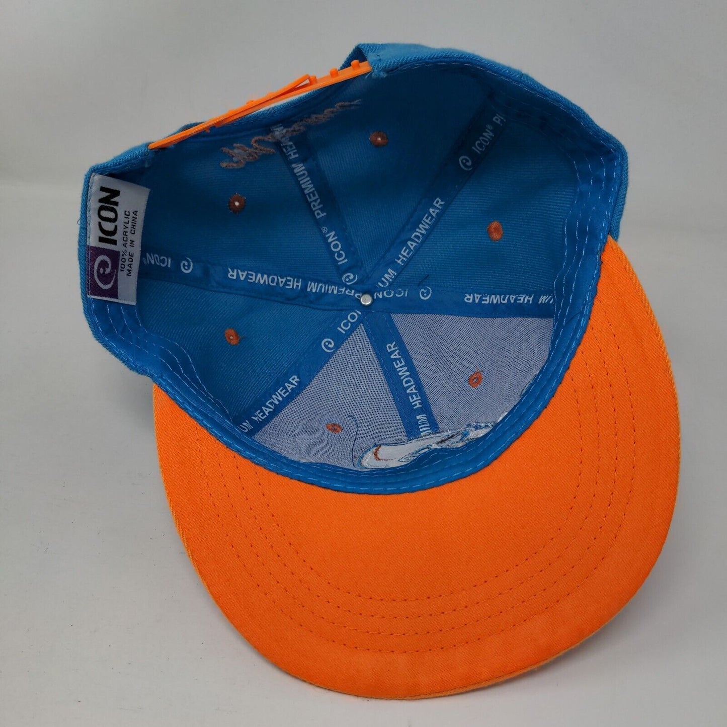 Miami Snapback Hat Multi One Size Embroidered Colorblock 6 Panel Icon