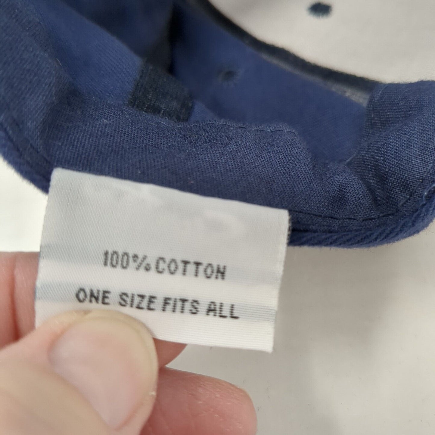 IR Ingersoll AandSlideback Hat Blue OS Adjustable Embroidered Surtex Cotton