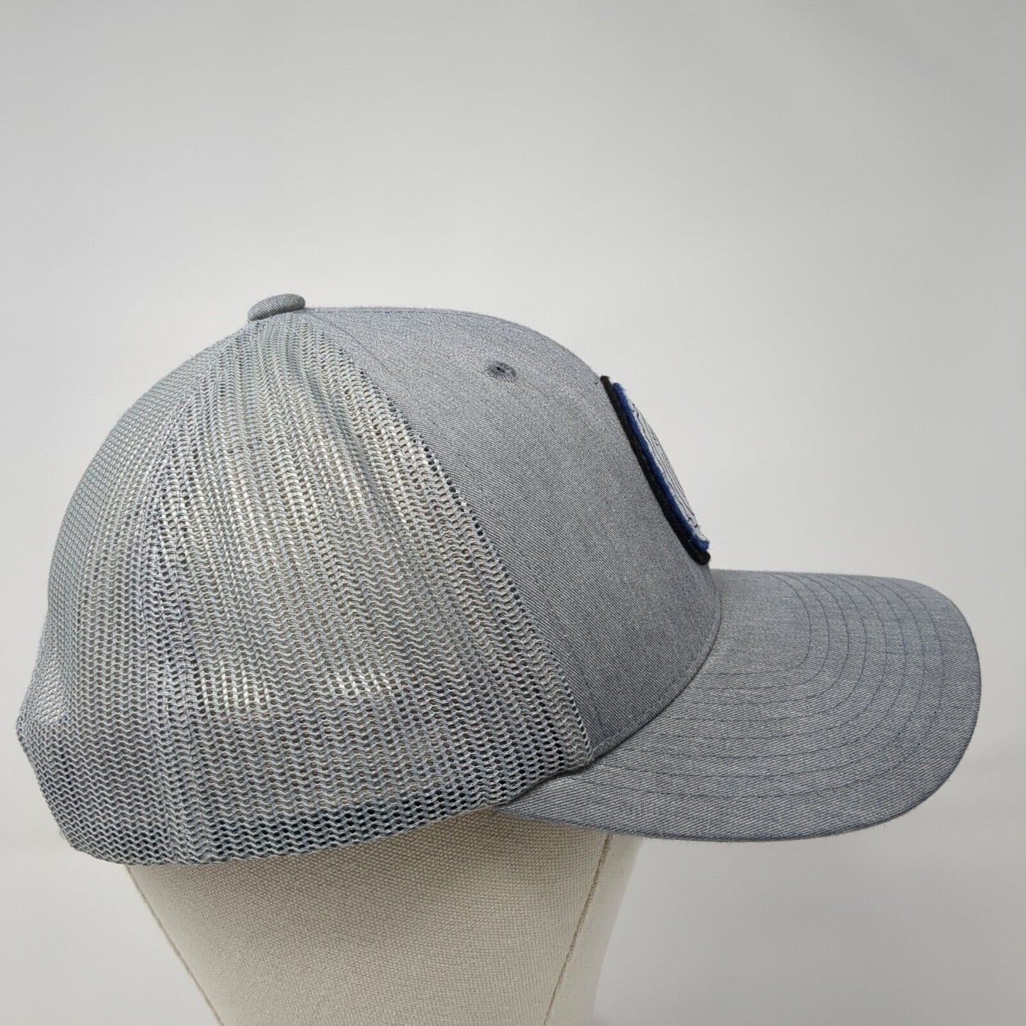 Travis Mathew California Patch Trucker Hat Gray One Size Mesh Back