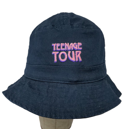 Nautica Men's Bucket Hat Blue Embroidered Spell Out Logo Teenage Tour