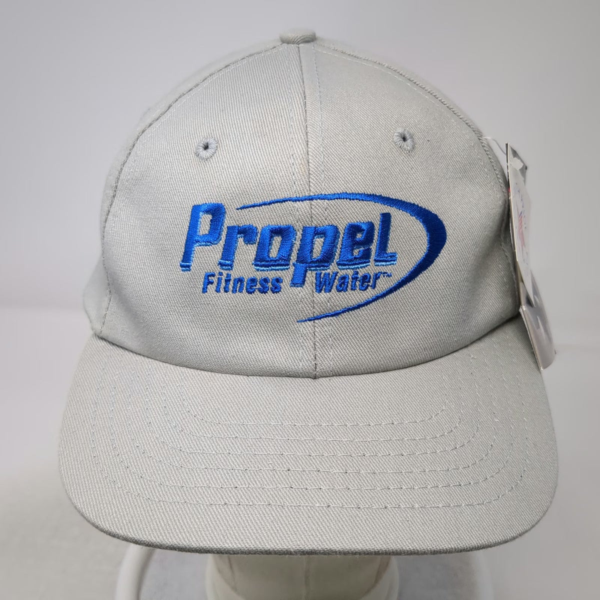 Cap America Baseball Cap Gray Propel Fitness Water Made in USA Blue Hat W/Tags