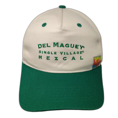 Del Maguey Single Village Mezcal Hat 5 Panel White Green One Size Slideback
