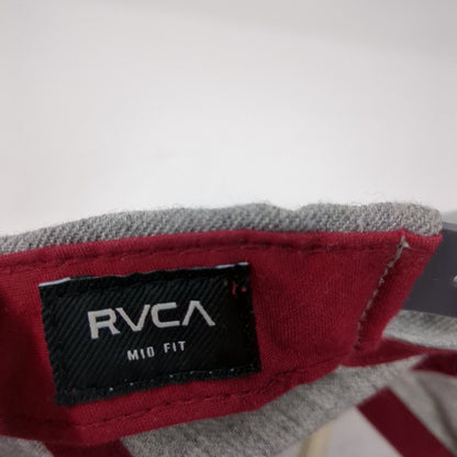 RVCA Snapback Hat Multicolor One Size Adjustable Embroidered Mid Fit 6 Panel