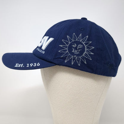 Vie Baseball Cap Blue One Size Sun Valley ID Sun Graphic Elevation 9150 Hat
