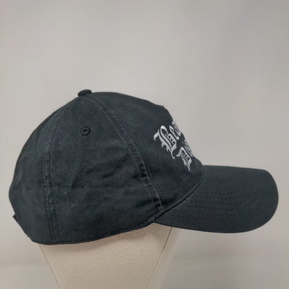 Beautiful Disaster Strapback Hat Black OSFM Embroidered Adjustable Otto