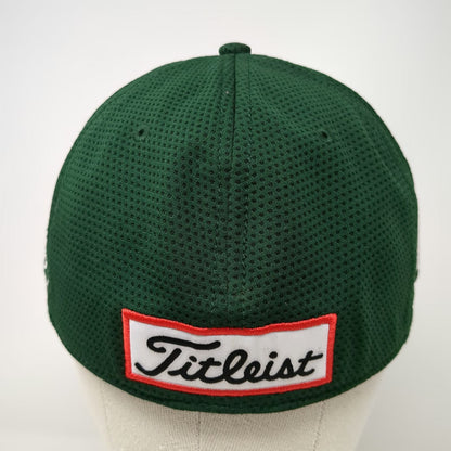 Titleist New Era Baseball Cap Green L Pro V1 FootJoy FJ Stretch Fit Hat