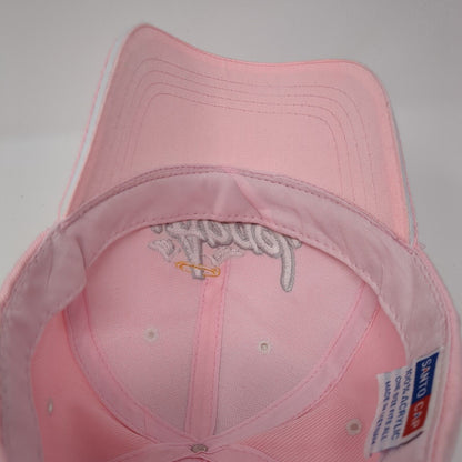 Angel Strapback Hat Pink One Size Adjustable Embroidered Santo Cap