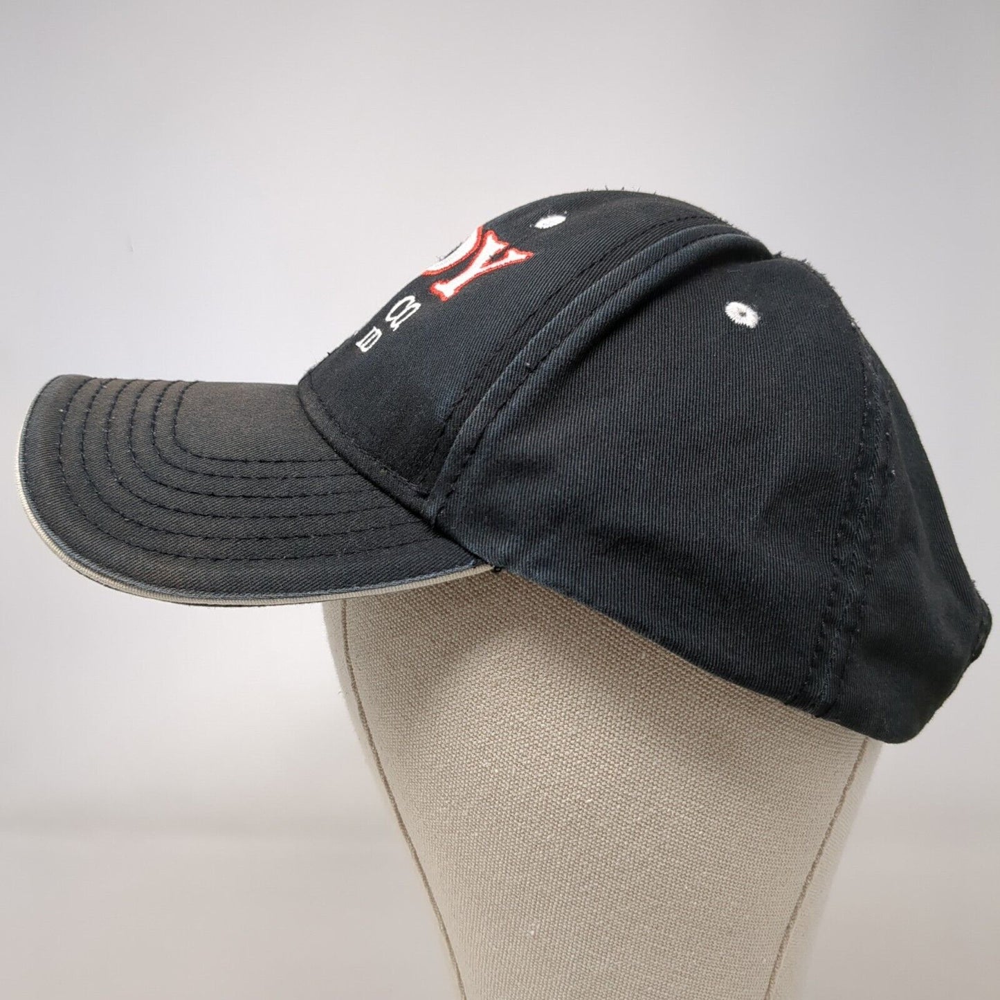 UDY Cattle Co Strapback Hat Black OSFA Adjustable Embroidered Otto