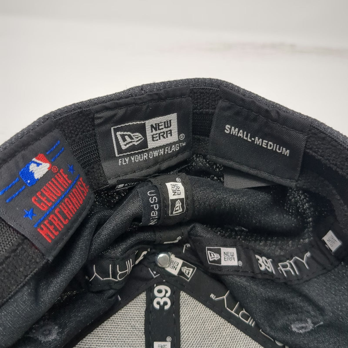 MLB New Era 2012 World Series Fall Classic 39THIRTY Gray Baseball Cap Hat M Logo