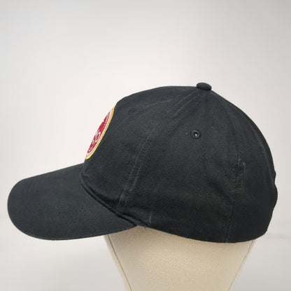 Primo Taglio Deli Black Baseball Cap One Size Cotton Patch Logo Slideback Hat