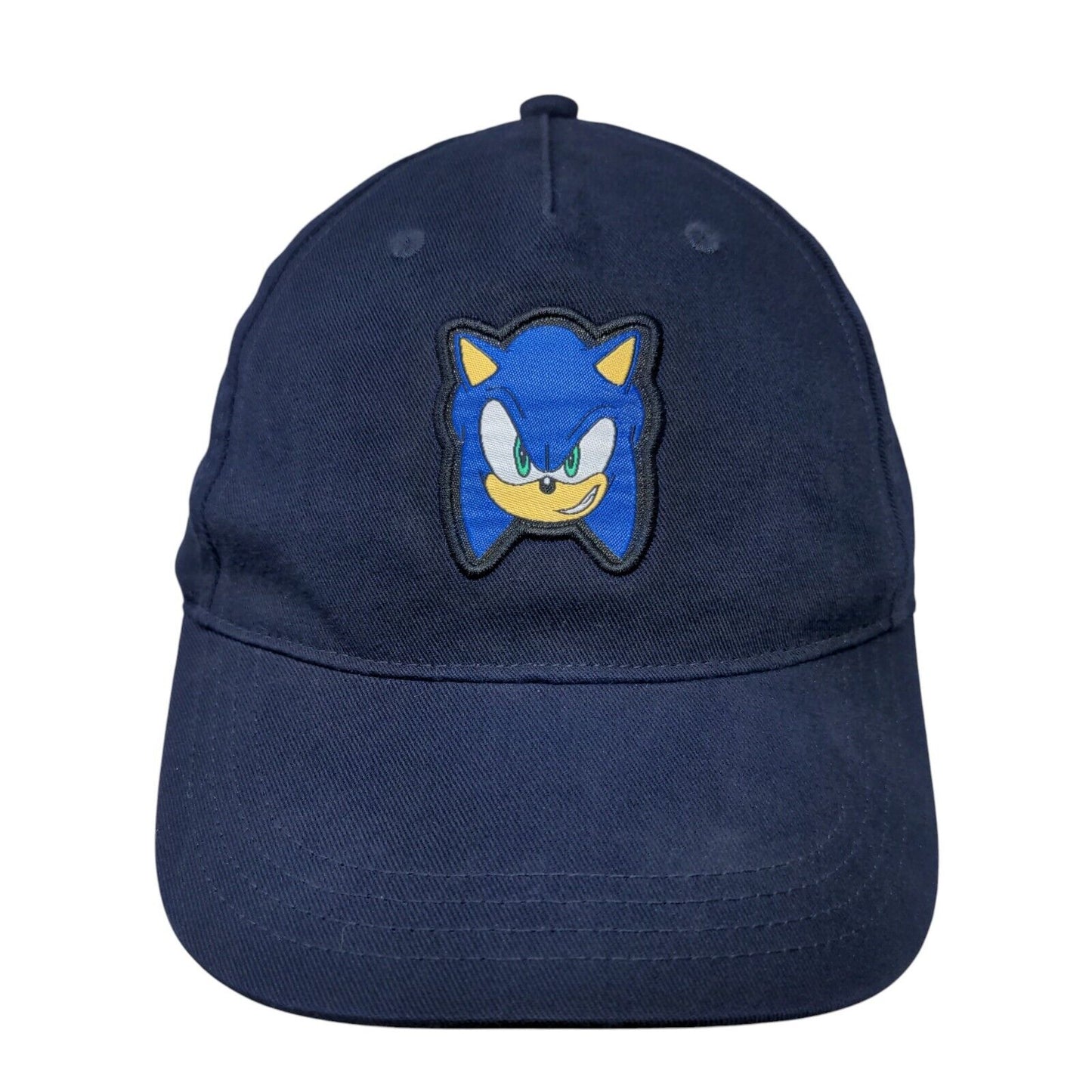Sonic The Hedgehog Patch Snapback Hat Blue One Size Adjustable Sega