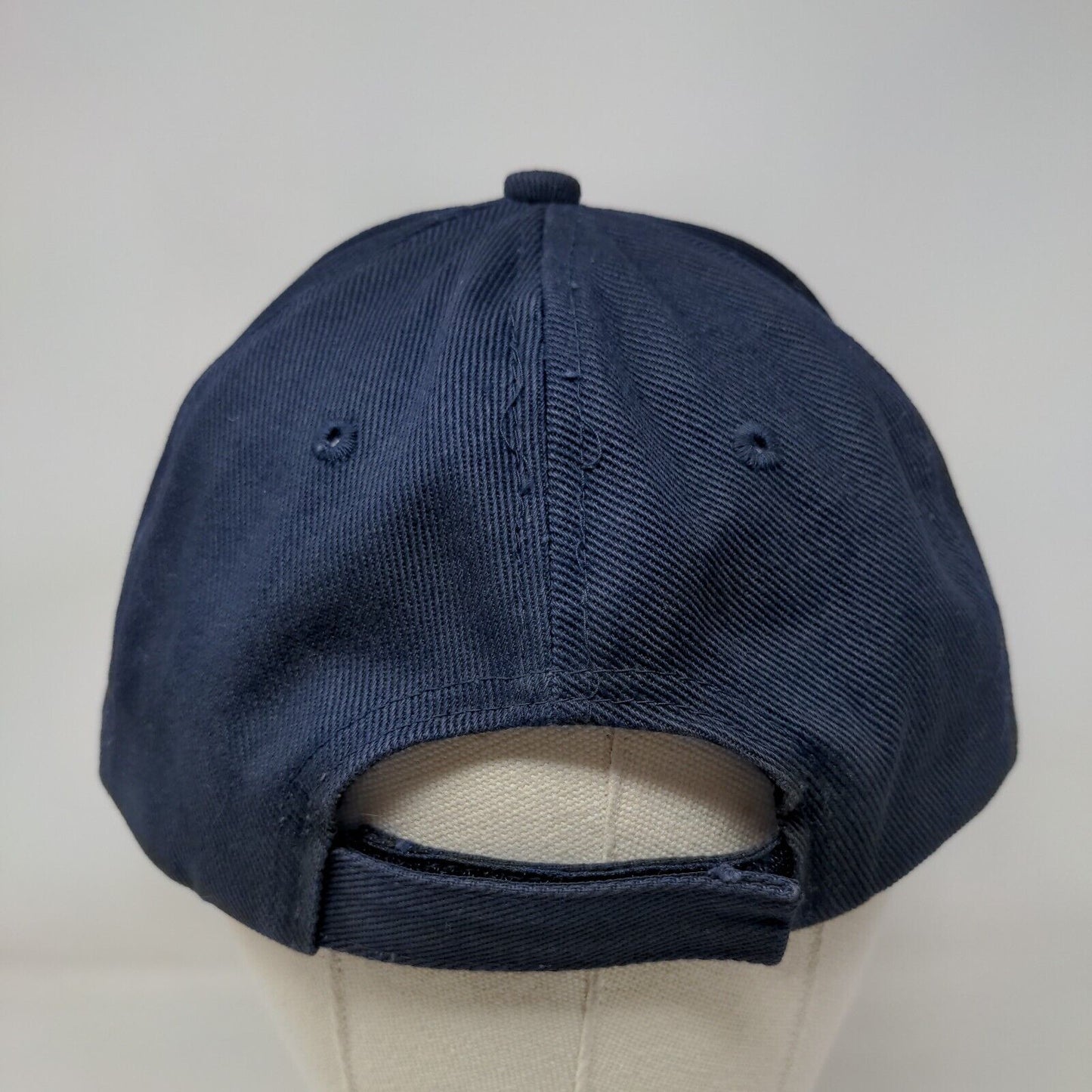 West Orange Tennis Strapback Hat Blue OSFA Adjustable 6 Panel VKM