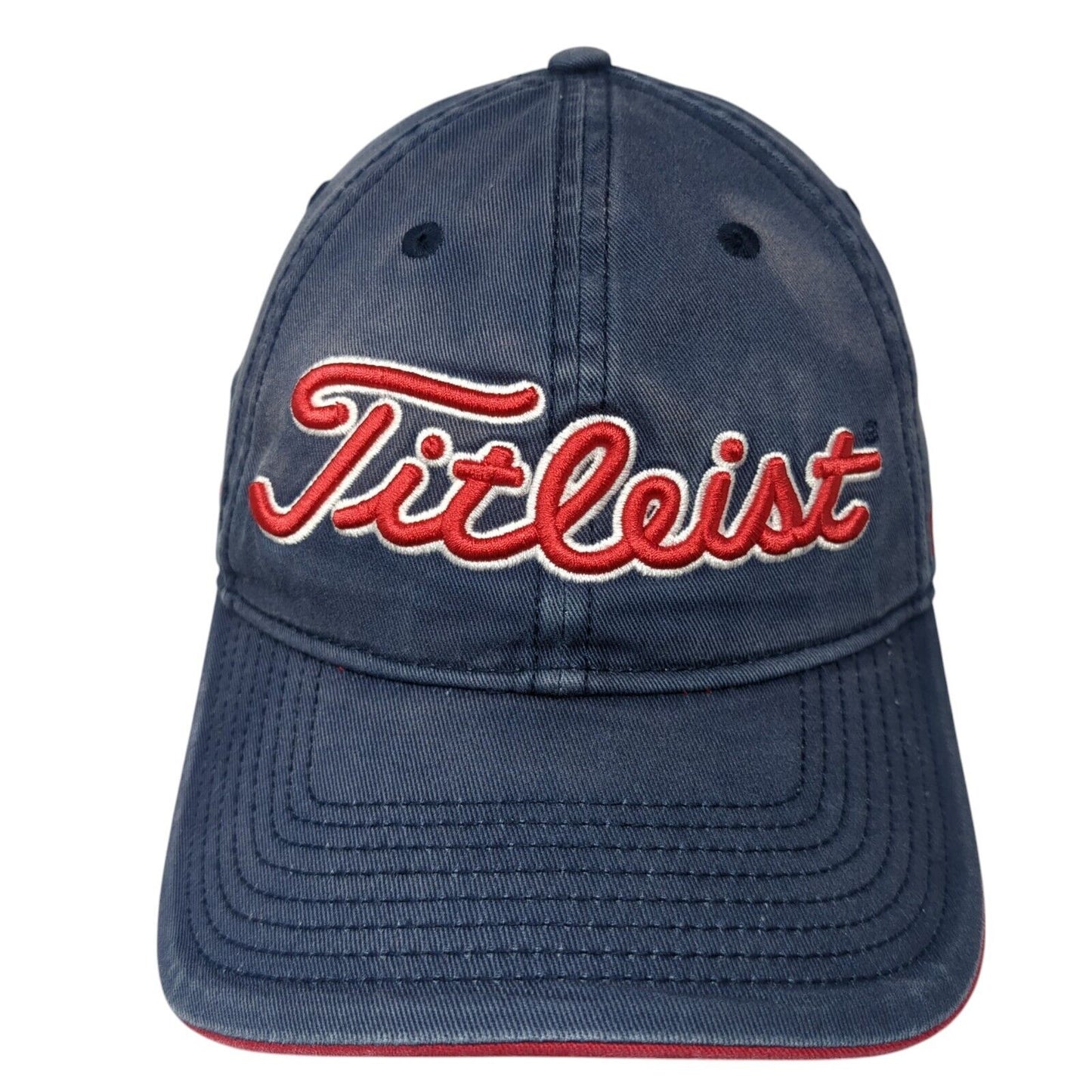 Titleist Slideback Golf Cap Blue One Size Adjustable Embroidered 6 Panel