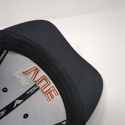 The Vue Warhawk Softball Fitted Mesh Back Trucker Hat Black 7 3/8-8