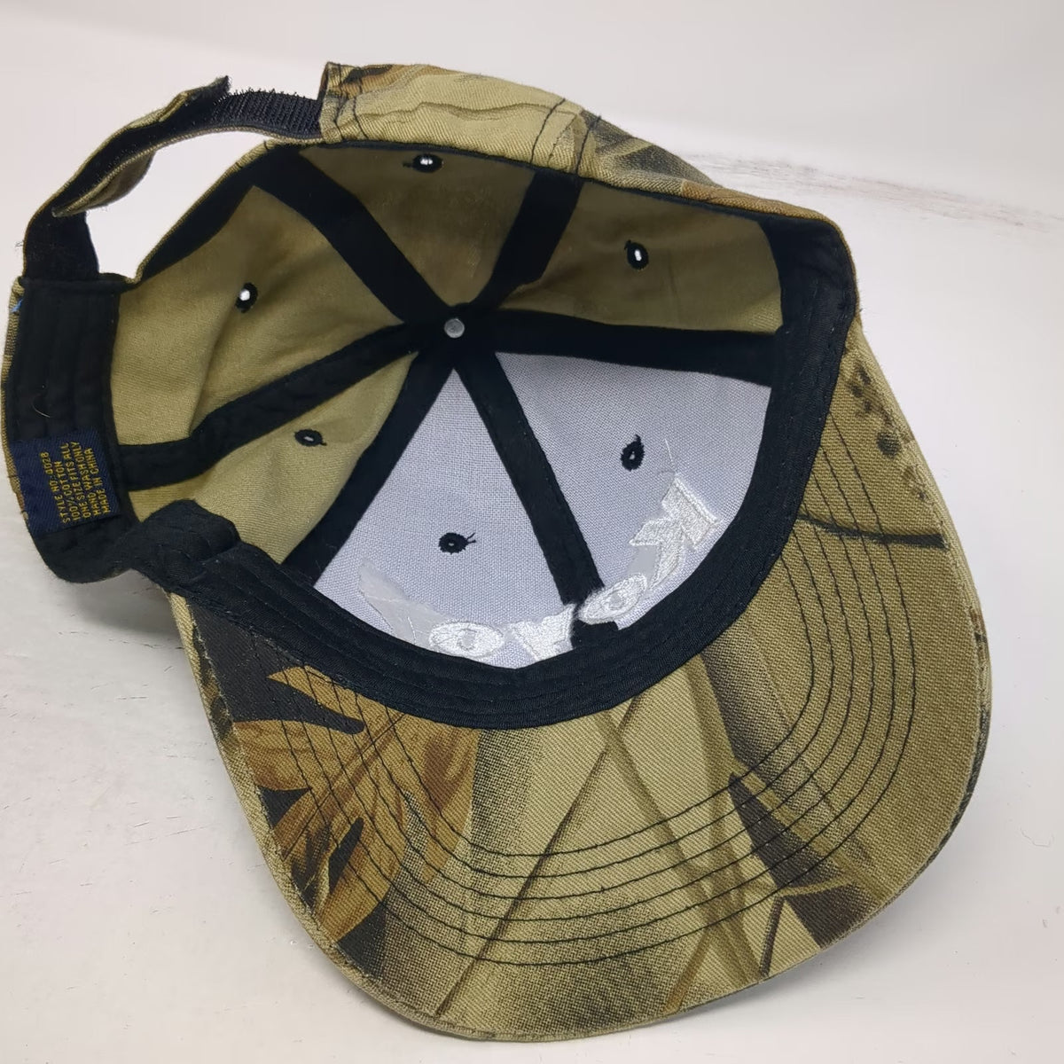 Koyo Green Leaf Camo Embroidered Baseball Cap One Size Strapback Adjustable Hat