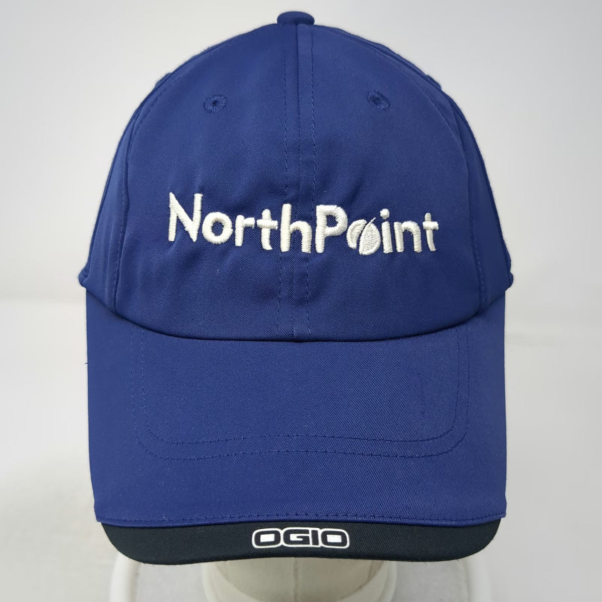 OGIO Baseball Cap Blue One Size NorthPoint Development Slideback Hat Polyester
