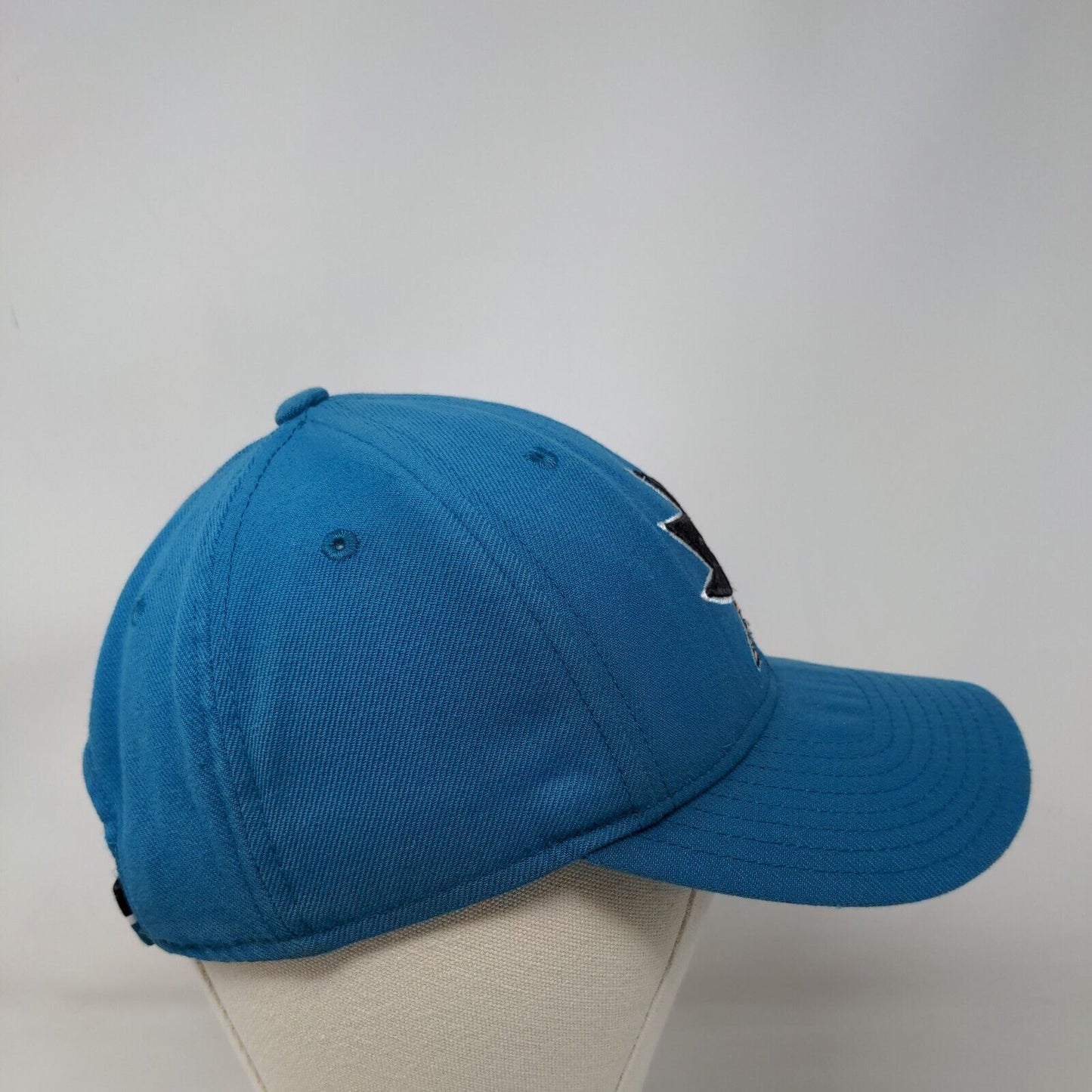 Reebok NHL Strapback Hat Blue OSFA San Jose Sharks Embroidered Logo