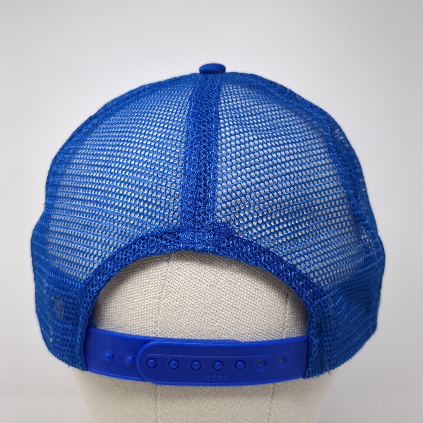 T.N.T. Insured Towing Boise Idaho Snapback Trucker Hat Blue OS Mesh Back Otto