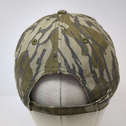 New England Patriots NFL Team Apparel Green One Size Camo Strapback Logo Hat