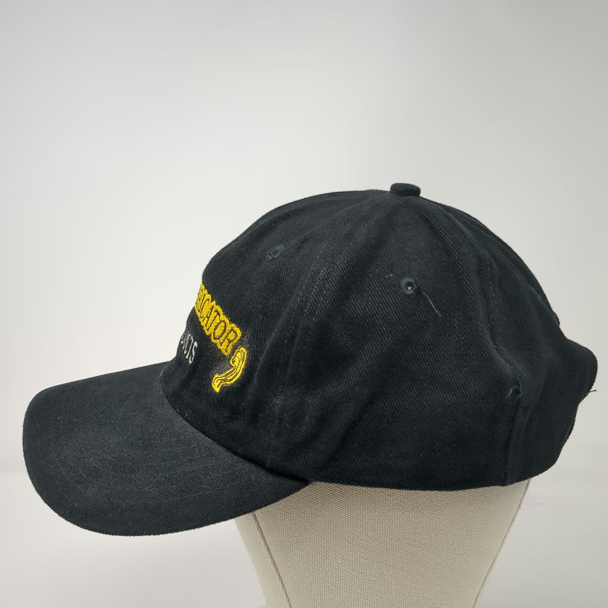 Falcon Baseball Cap Black One Size Slideback Howes Lubricator Products Hat
