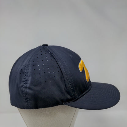 Letter M Fitted Hat Blue L/XL OTS Lite Embroidered Breathable 6 Panel Richardson