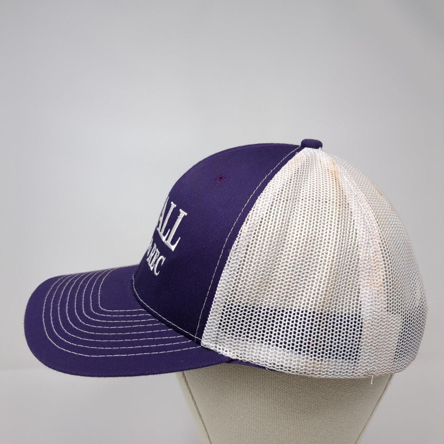 McCall Parks & Rec Snapback Trucker Hat Purple OSFM Adjustable Mesh Back NV Caps