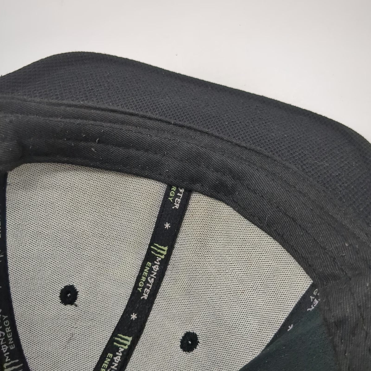 Monster Energy Snapback Black One Size Green Claw Logo Embroidered Pique Hat