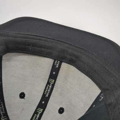 Monster Energy Snapback Black One Size Green Claw Logo Embroidered Pique Hat