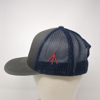 Sandy McLeod Memorial Spurs+Spikes Snapback Trucker Hat Multi OS Mesh Richardson