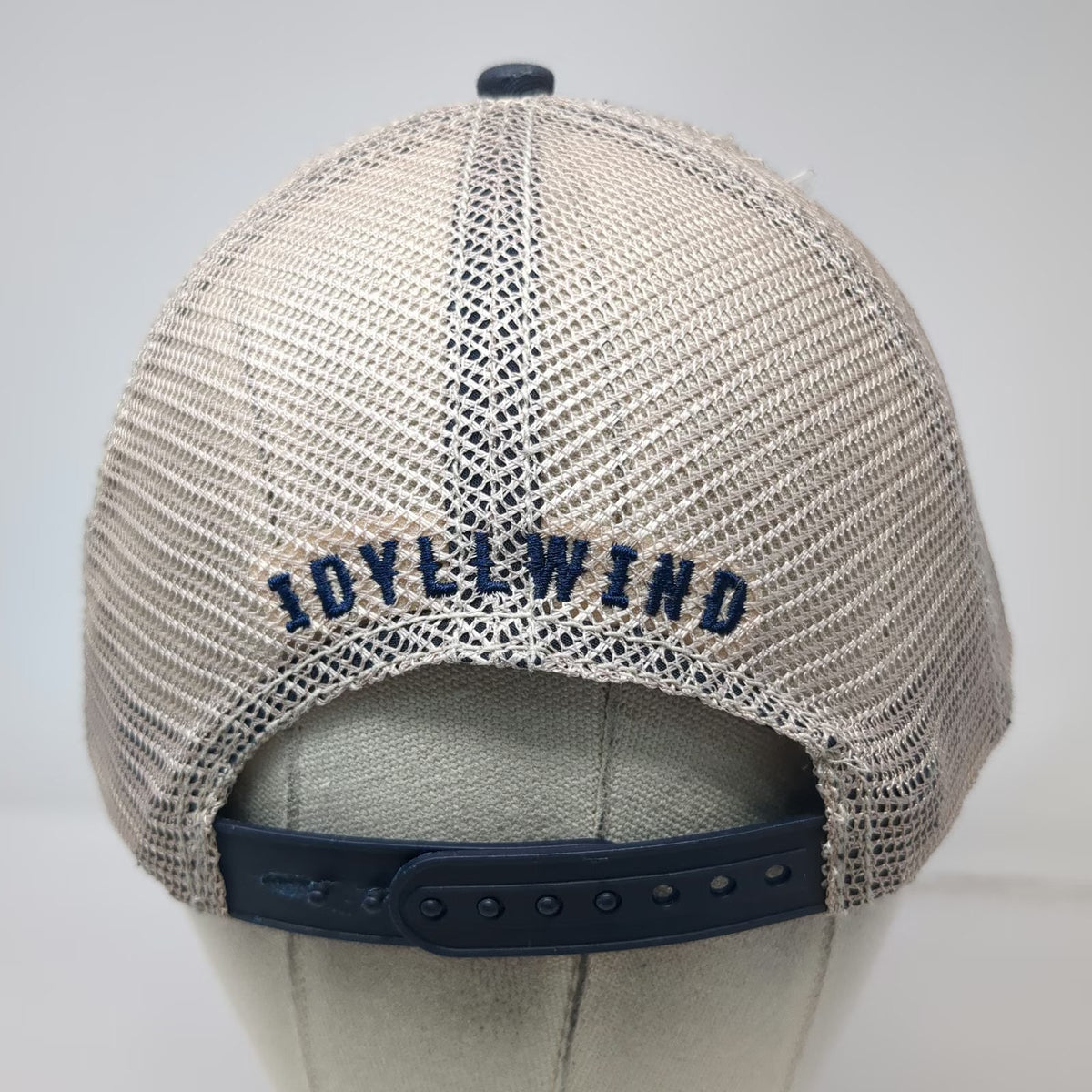 Idyllwind Trucker Hat Blue One Size Raise Hell Baby Mesh Back Snapback Cotton