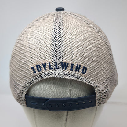 Idyllwind Trucker Hat Blue One Size Raise Hell Baby Mesh Back Snapback Cotton
