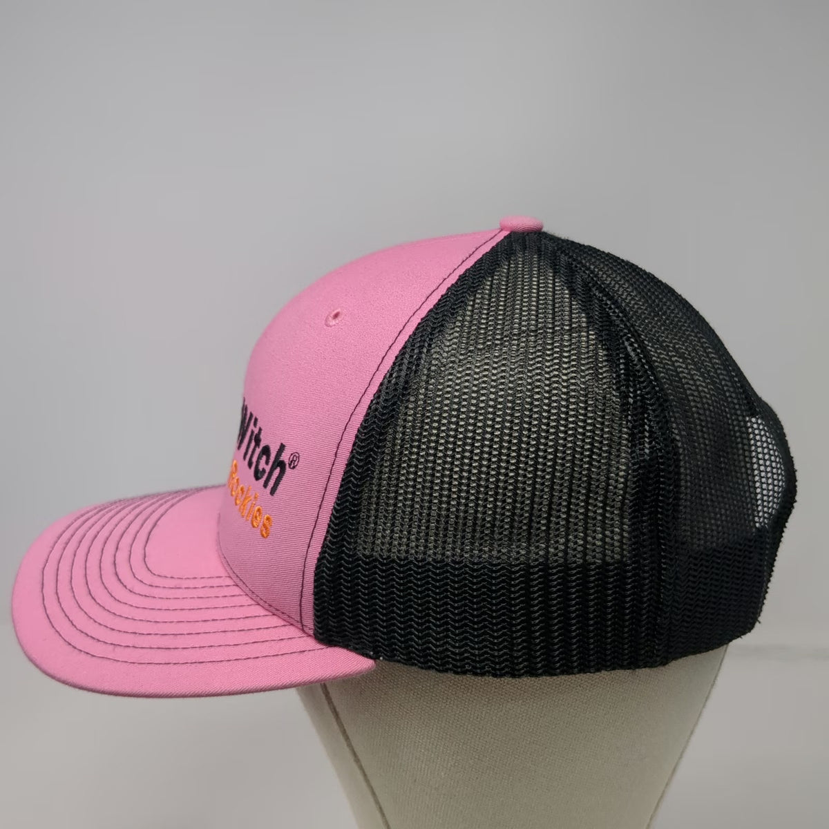 Richardson Ditch Witch of The Rockies Pink Black Trucker Hat One Size Snapback
