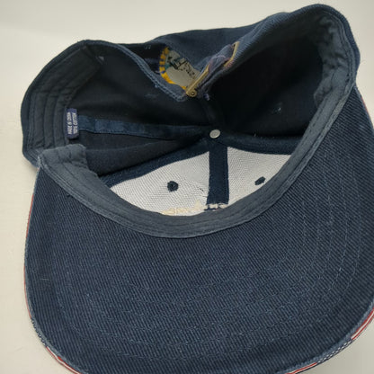 Blue Baseball Cap One Size Diamond Offshore Ocean Confidence Oil Rig Flag Hat