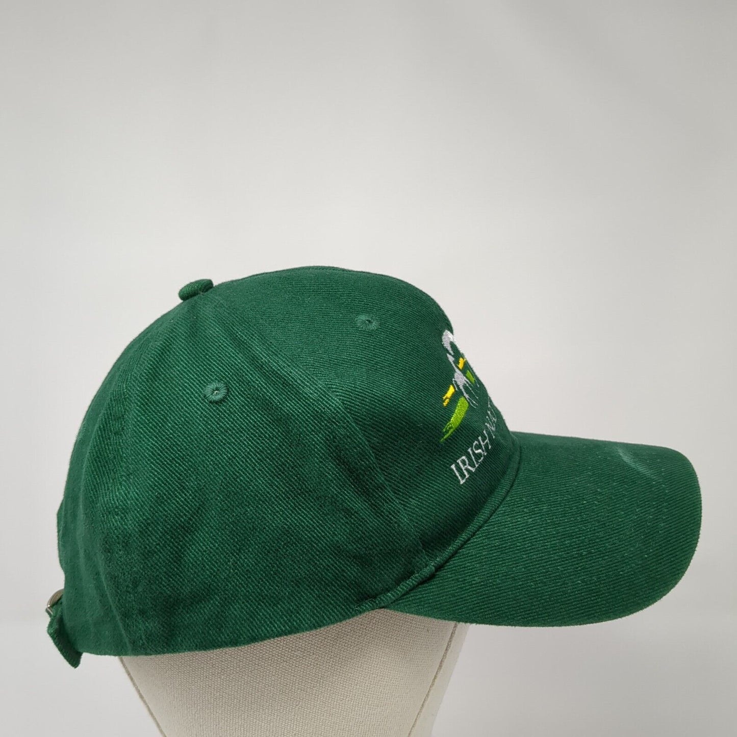 Irish National Stud Slideback Hat Green OS Adjustable Embroidered Beechfield