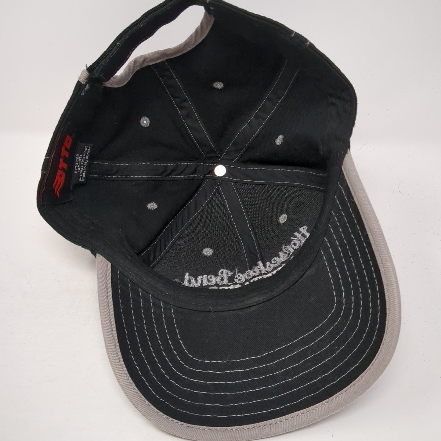 Horseshoe Bend Mustangs Strapback Hat Black One Size Embroidered Otto