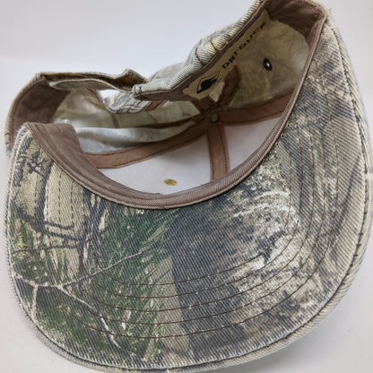 Dri-Duck Caterpillar CAT Baseball Cap Beige Camo One Size Strapback Work Hat