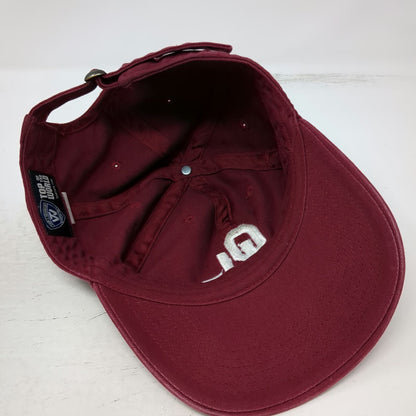 Oklahoma Sooners NCAA Top of the World Red One Size OU Logo Slideback Strap Hat