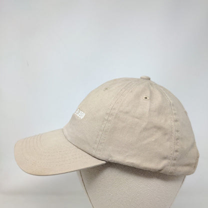 I Feel Like Pablo Slideback Hat Tan One Size Adjustable Embroidered Vented Holes
