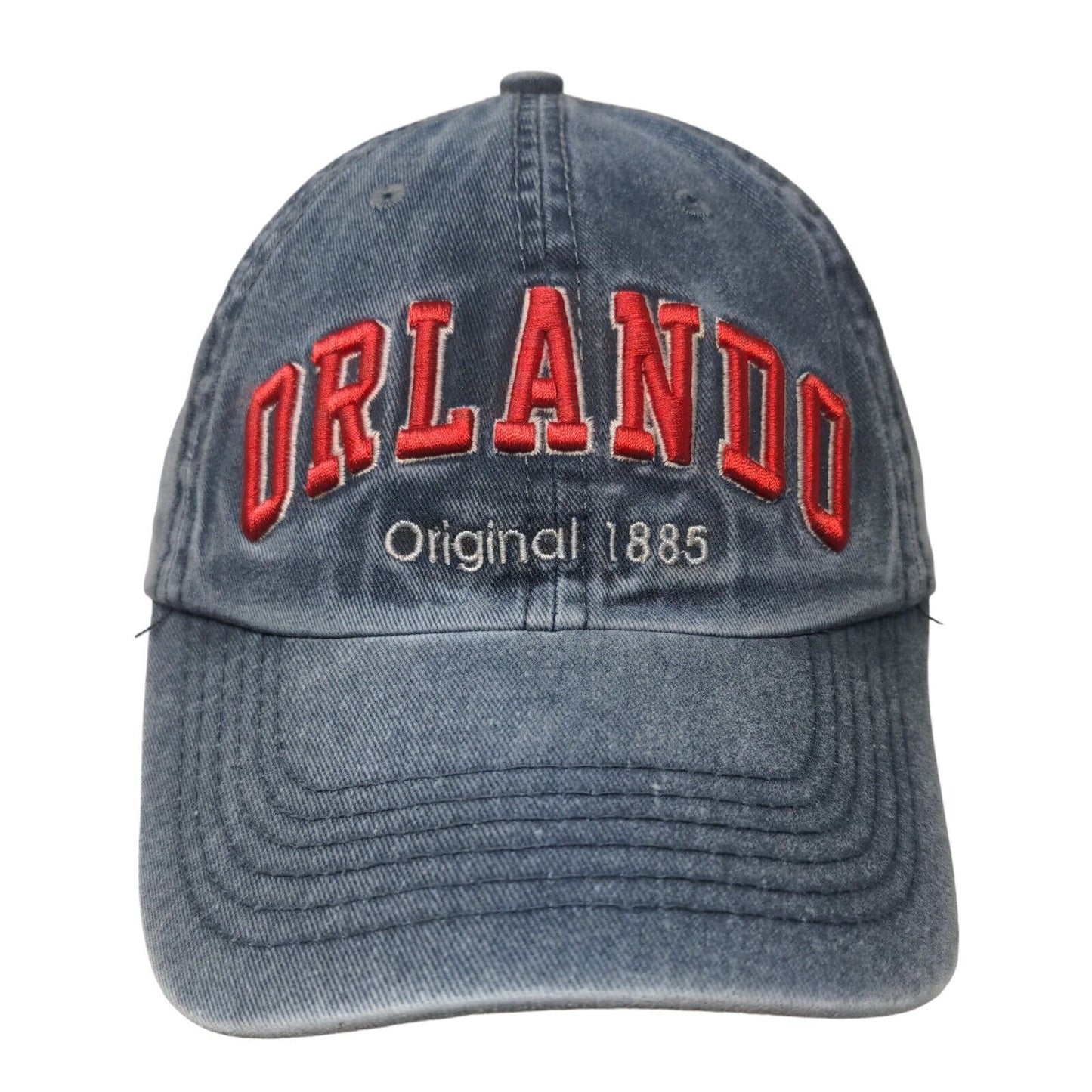 Orlando Original 1885 Strapback Hat Blue One Size Embroidered Cotton Robin Ruth