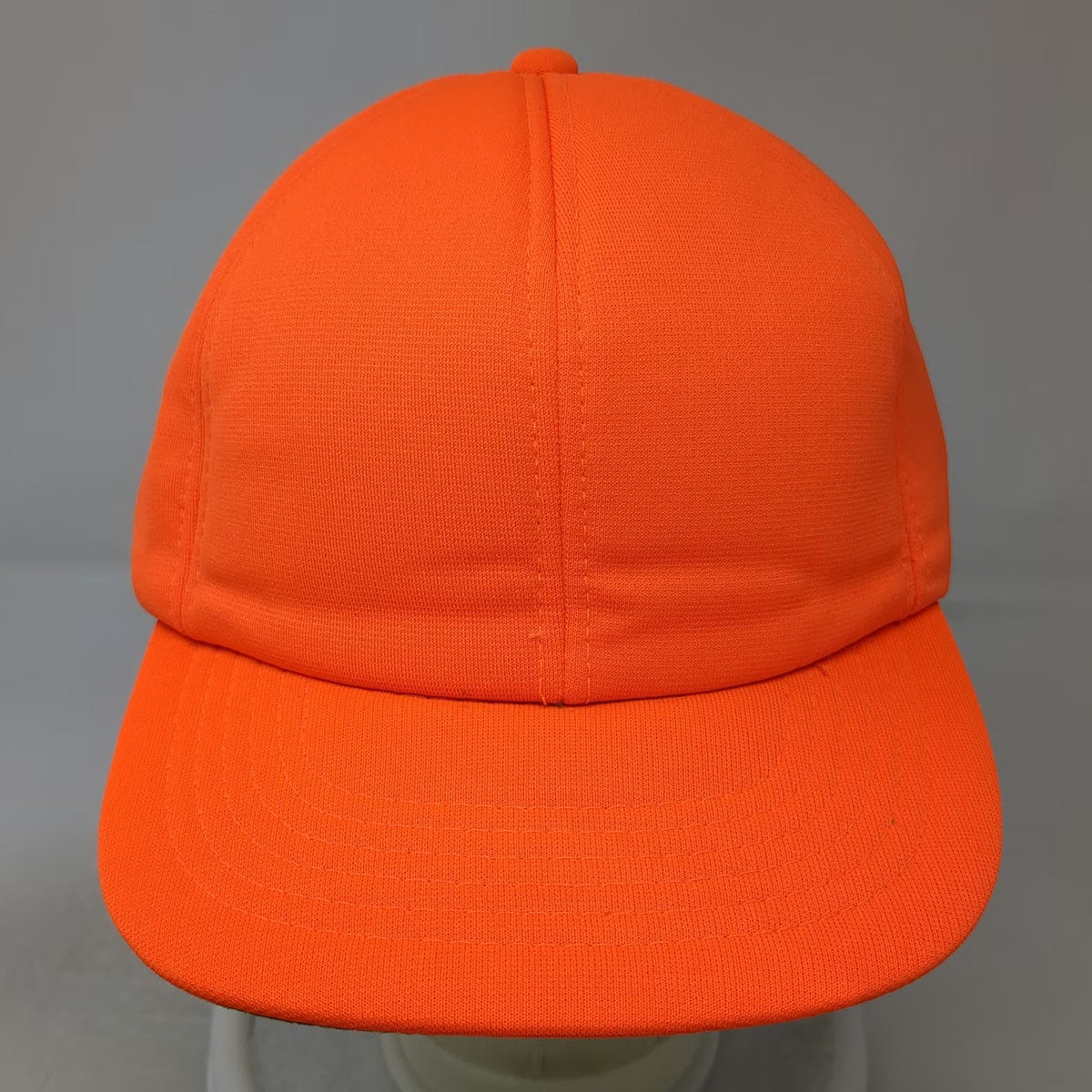 Dorfman Pacific Snapback Orange Hat One Size Green Underbrim Solid Blank Cap