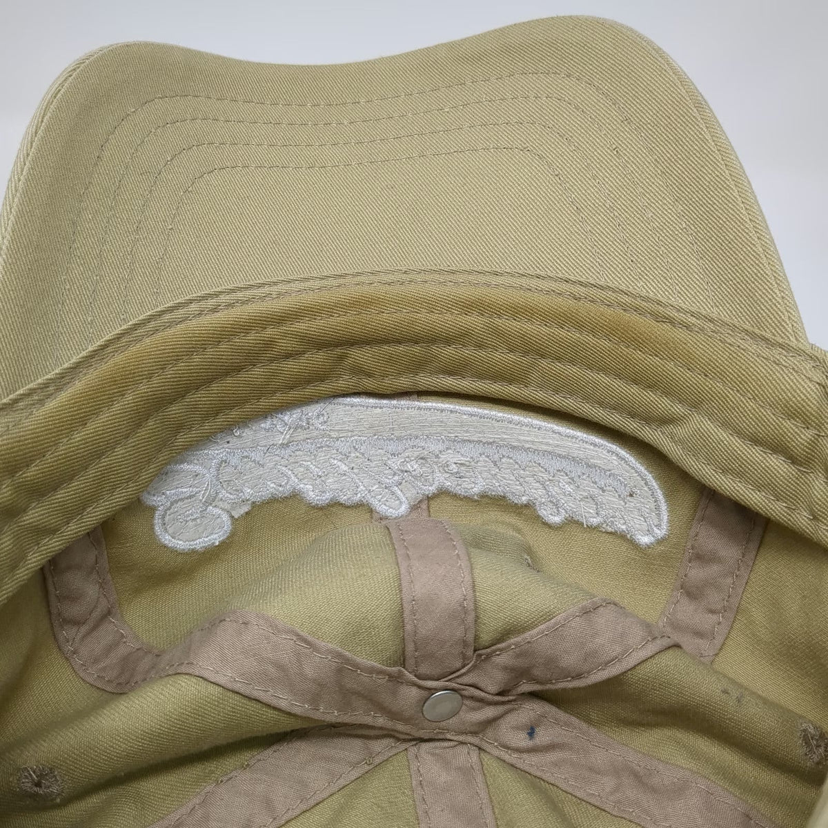 Smithsonian Baseball Cap Beige One Size Washington DC Embroidered Hat EST 1846