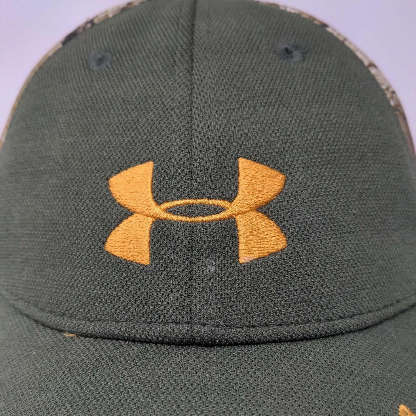 Under Armour Fitted Hat Camouflage L/XL Embroidered Hunting Outdoor