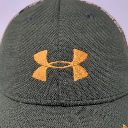 Under Armour Fitted Hat Camouflage L/XL Embroidered Hunting Outdoor