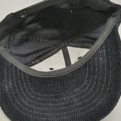 5 Panel Black One Size Corduroy Rope Brim Consolidated CF Red Green Snapback Hat