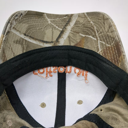 Daystone Baseball Cap Green Camo One Size Realtree Hardwoods Rolfson Oil Orange