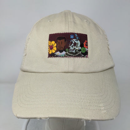 Blvk Savage Skull Patch Slideback Hat Tan One Size Adjustable District