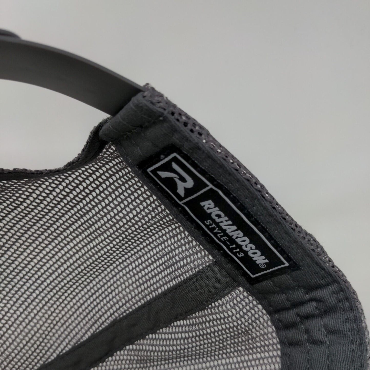 Premier Snapback Trucker Hat Gray One Size Adjustable Mesh Back Richardson