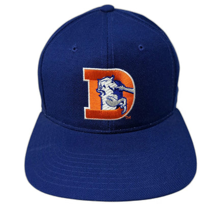 Denver Broncos NFL New Era Snapback Hat Blue OSFM Green Underbrim Wool Blend Pro