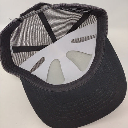 Core Building Co Snapback Rope Trucker Hat Gray OSFA Mesh Back